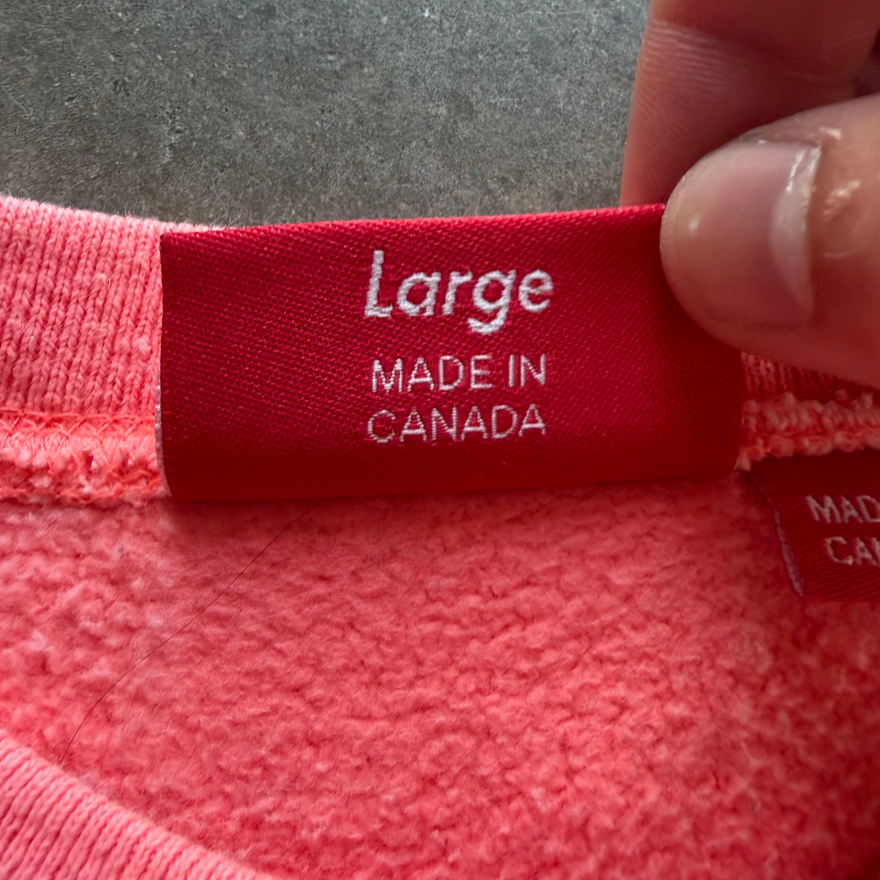 L Supreme Hot Pink Box Logo Crewneck