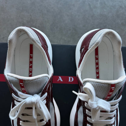 Used 9.5 Prada America Cups Maroon