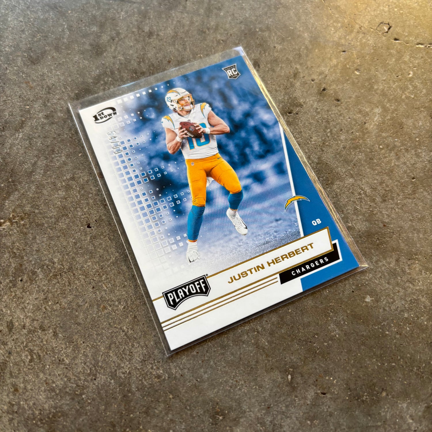 Justin Herbert 2020 Panini Playoff Rookies /99