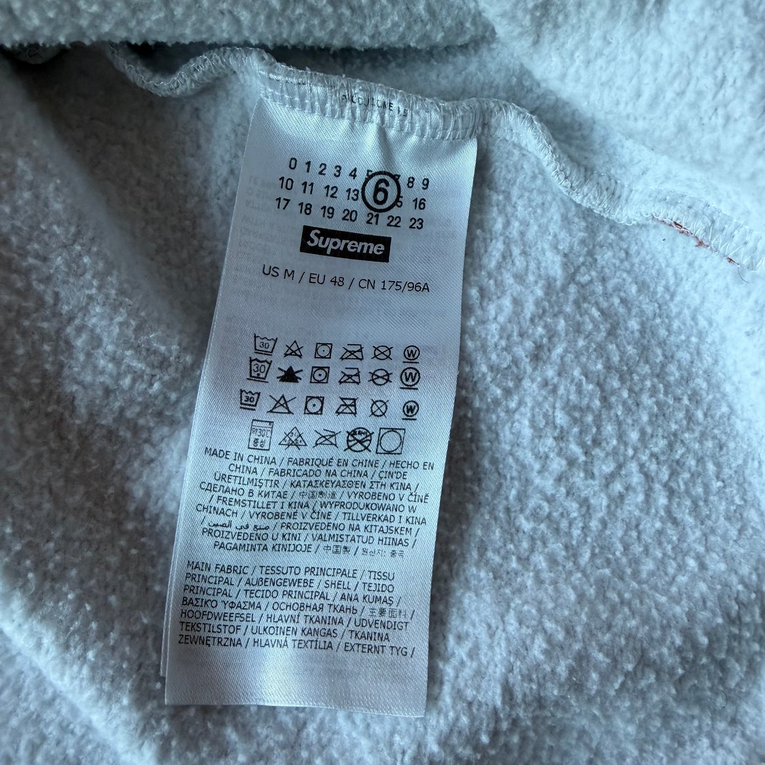 M Supreme Margiela Flaming Skull Hoodie