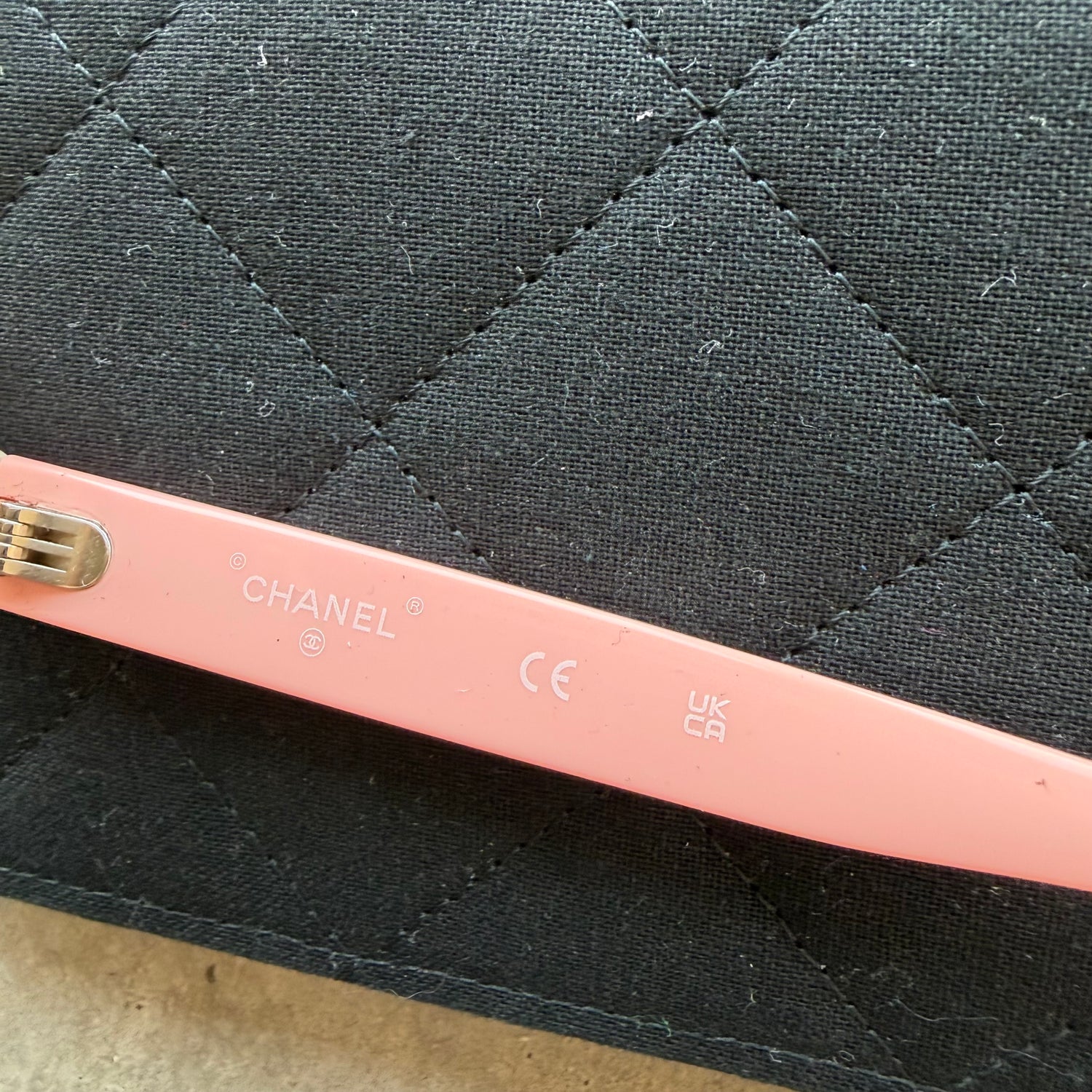 Chanel CC Logo Oversized Sunglasses Pink