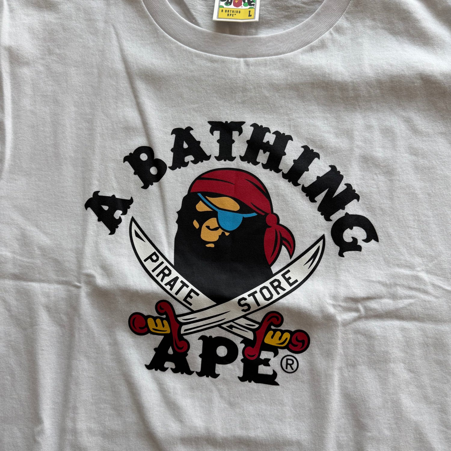 L Bape Pirate APE Tee