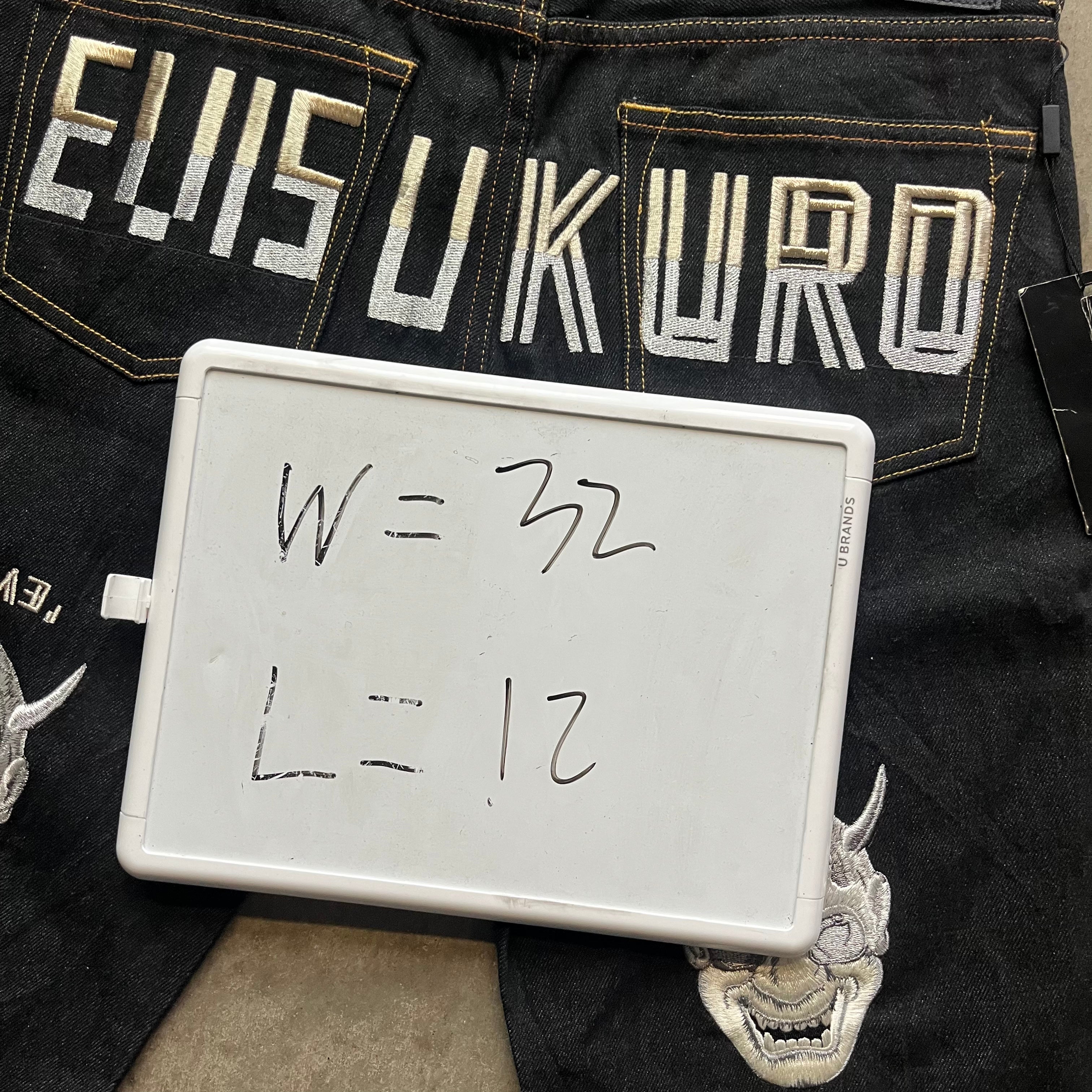 32w Brand New Evisu Kuro Shorts