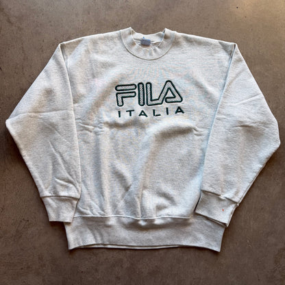 L 90s Fila Italia Crewneck