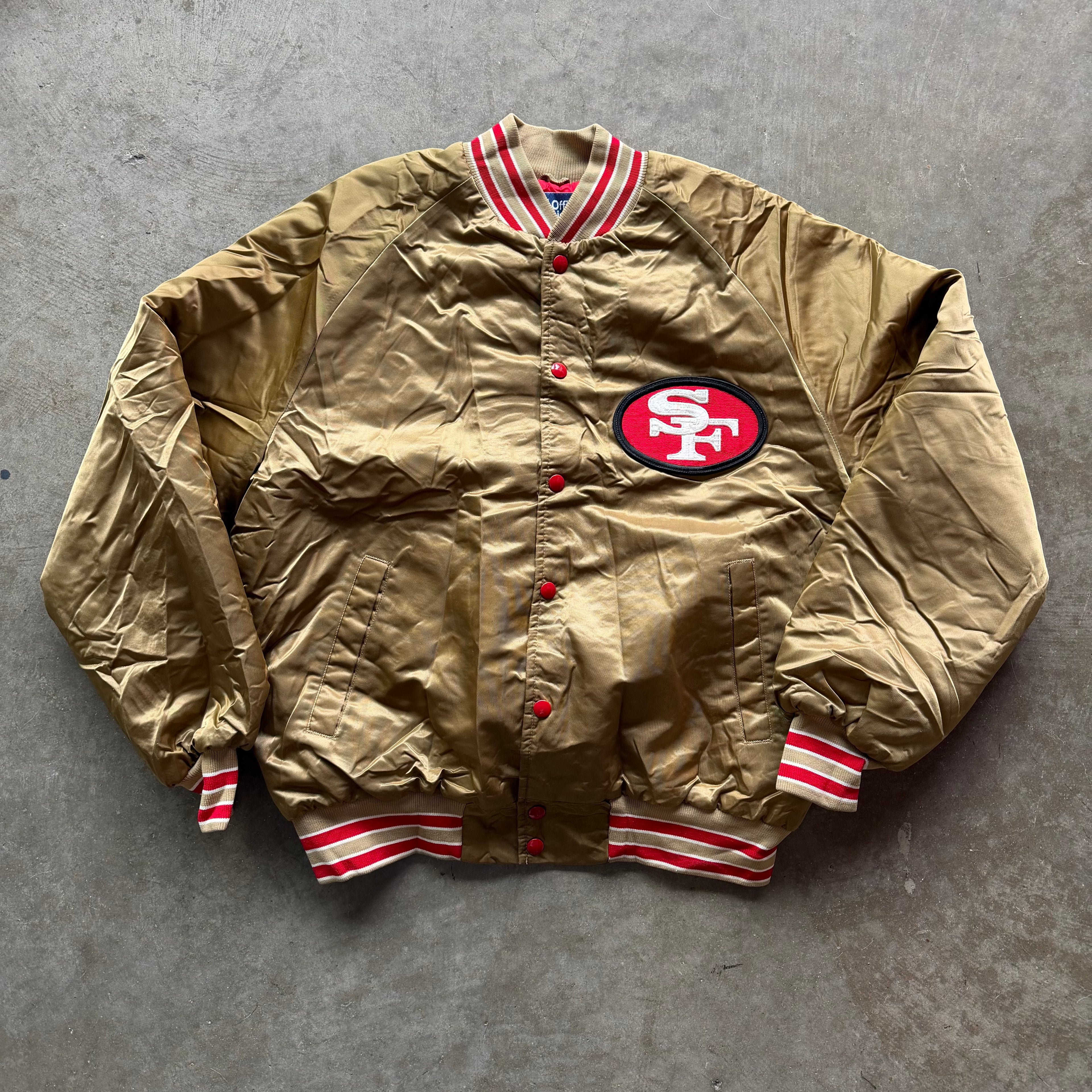 L 80s 49ers Bomber Jacket