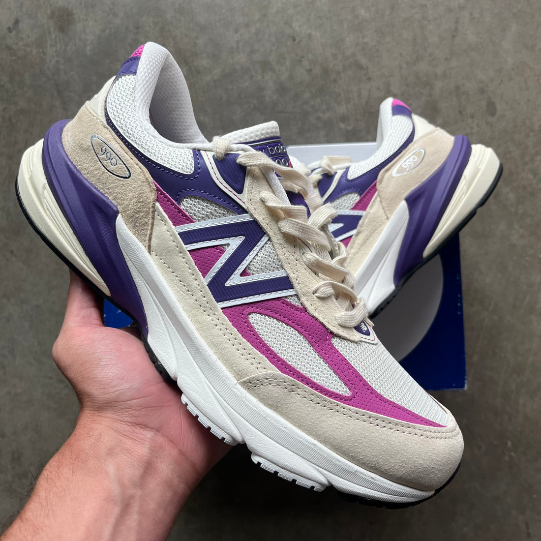 10.5 New Balance 990 Magenta Pop