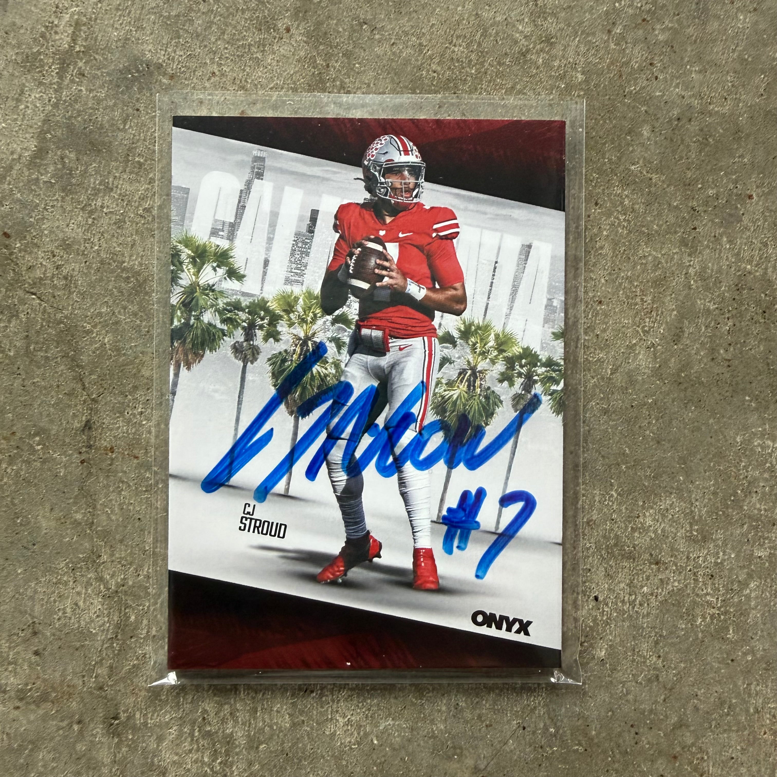 C.J. Stroud 2022 Onyx on Card Inscripted Auto /25