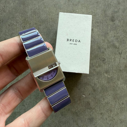 Breda Pulse Tandem Watch Purple