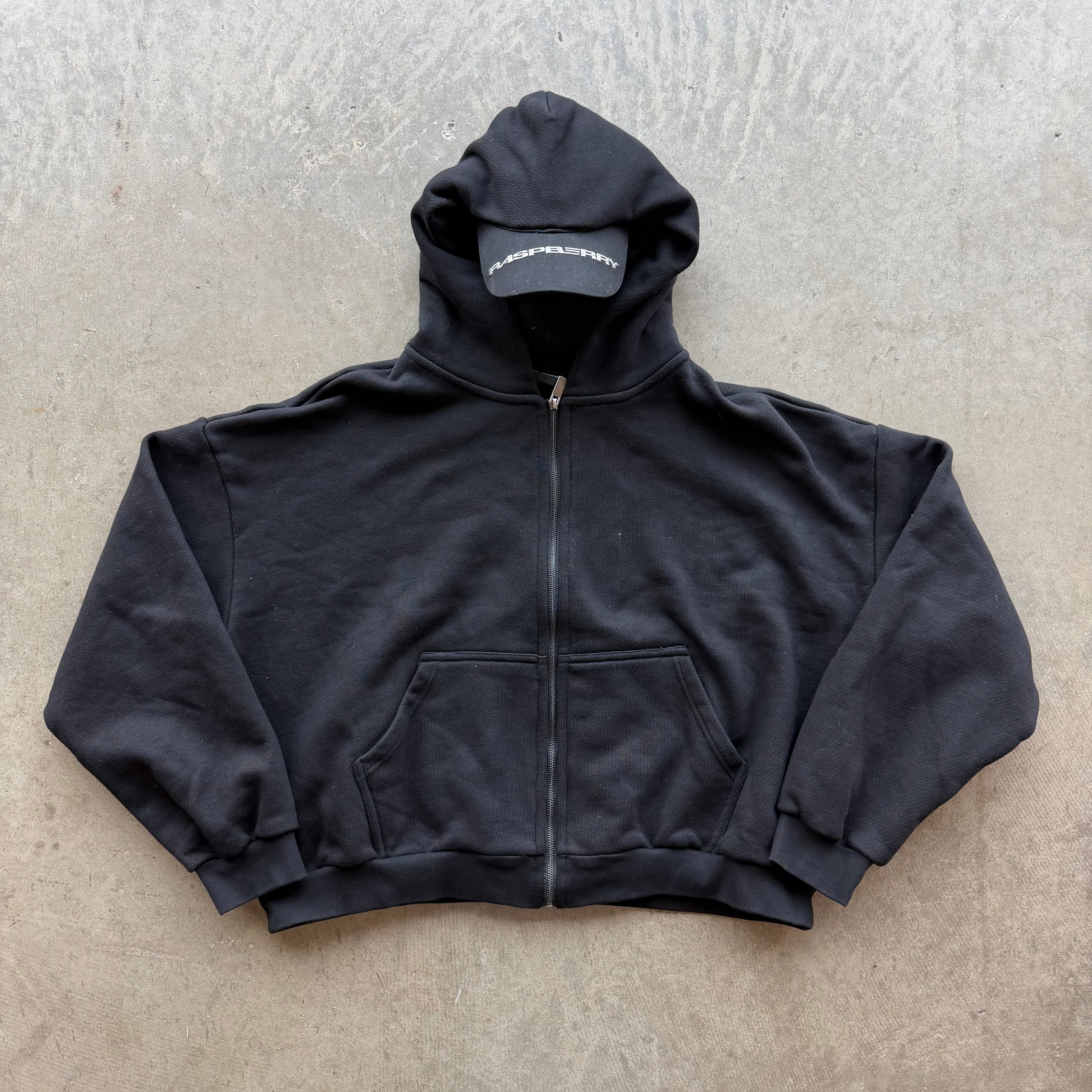 XL Raspberry Full Zip With Brim