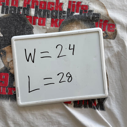 XL Jay Z DMX Hard Knocks Rap Tee