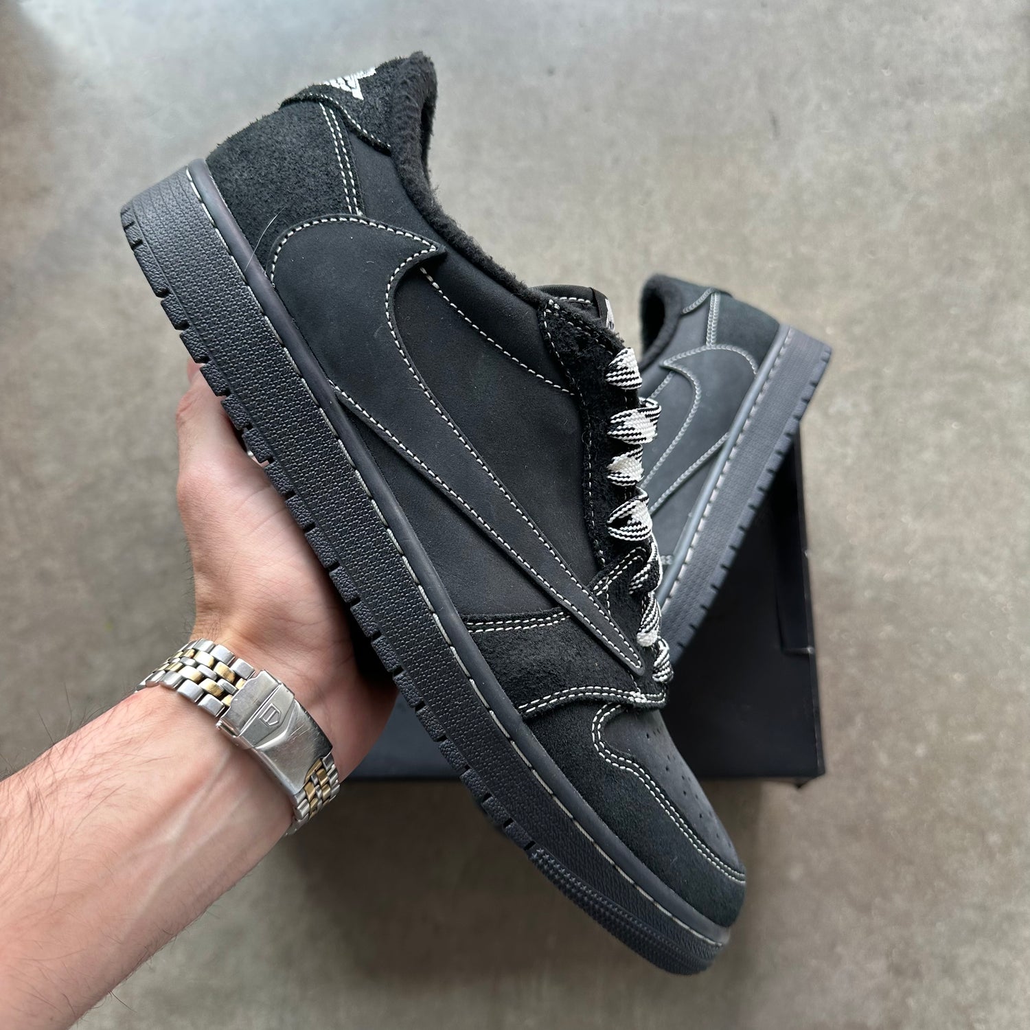12 VNDS Travis Scott Jordan 1 Low Phantom