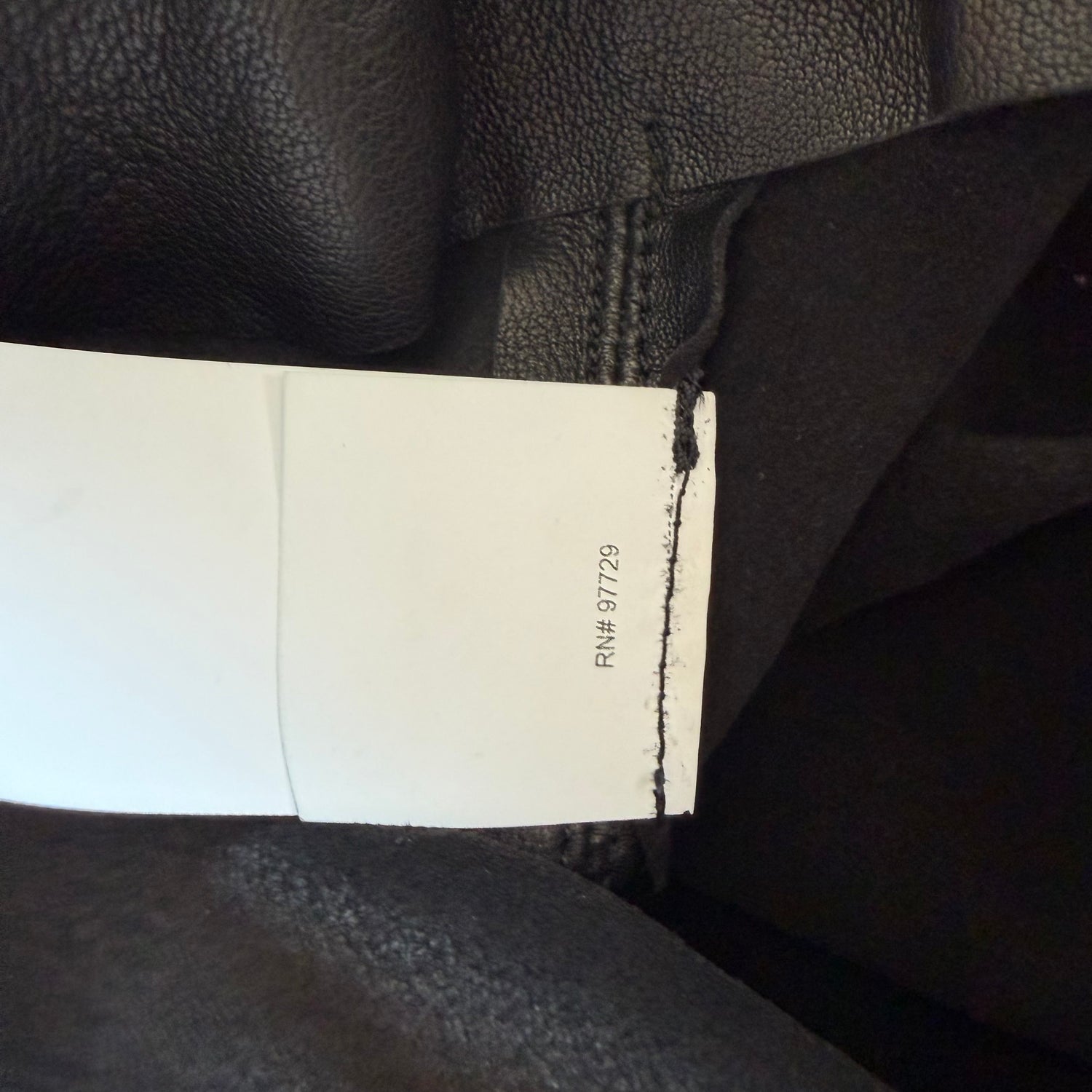 Chrome Hearts Leather Fleur Knee Dagger Zipper Pants