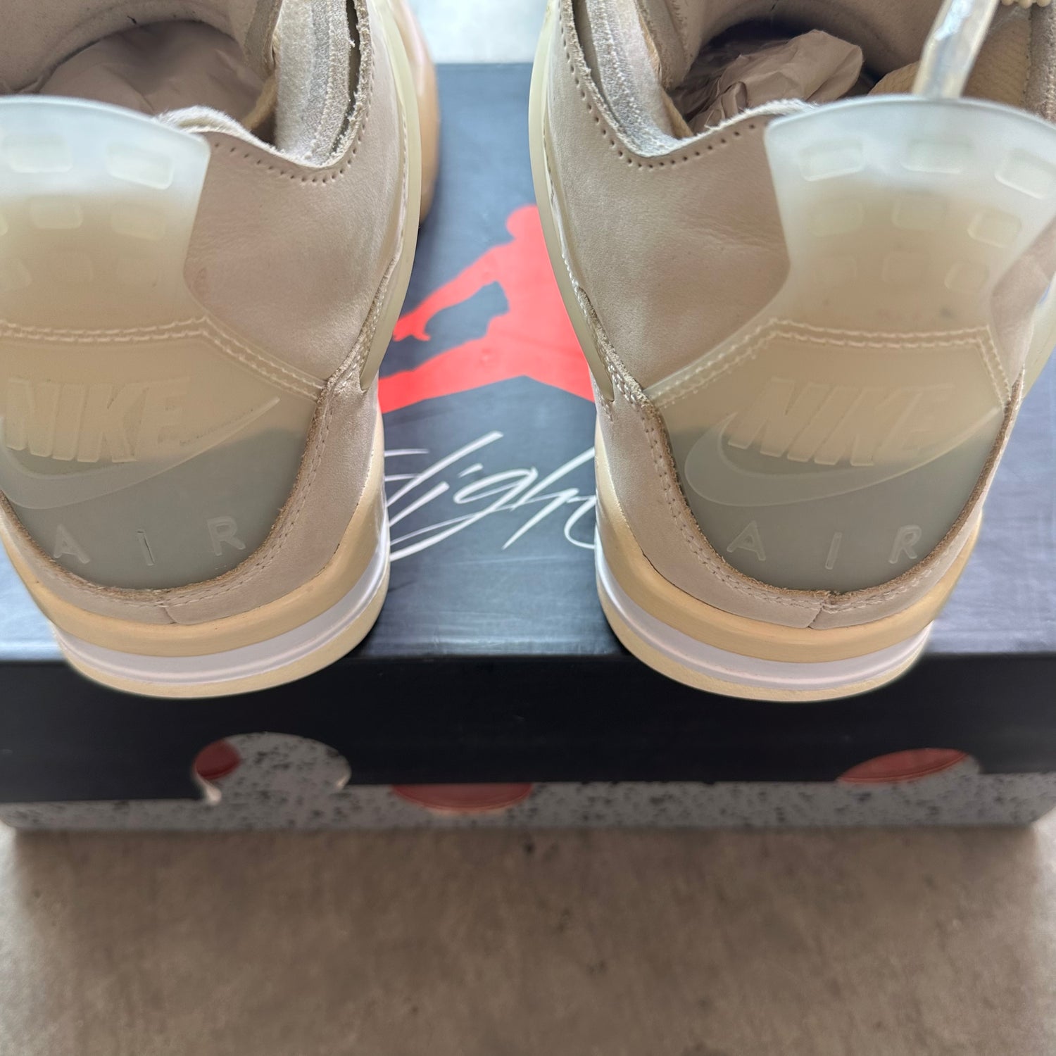 7.5 Used Jordan 4 Off White
