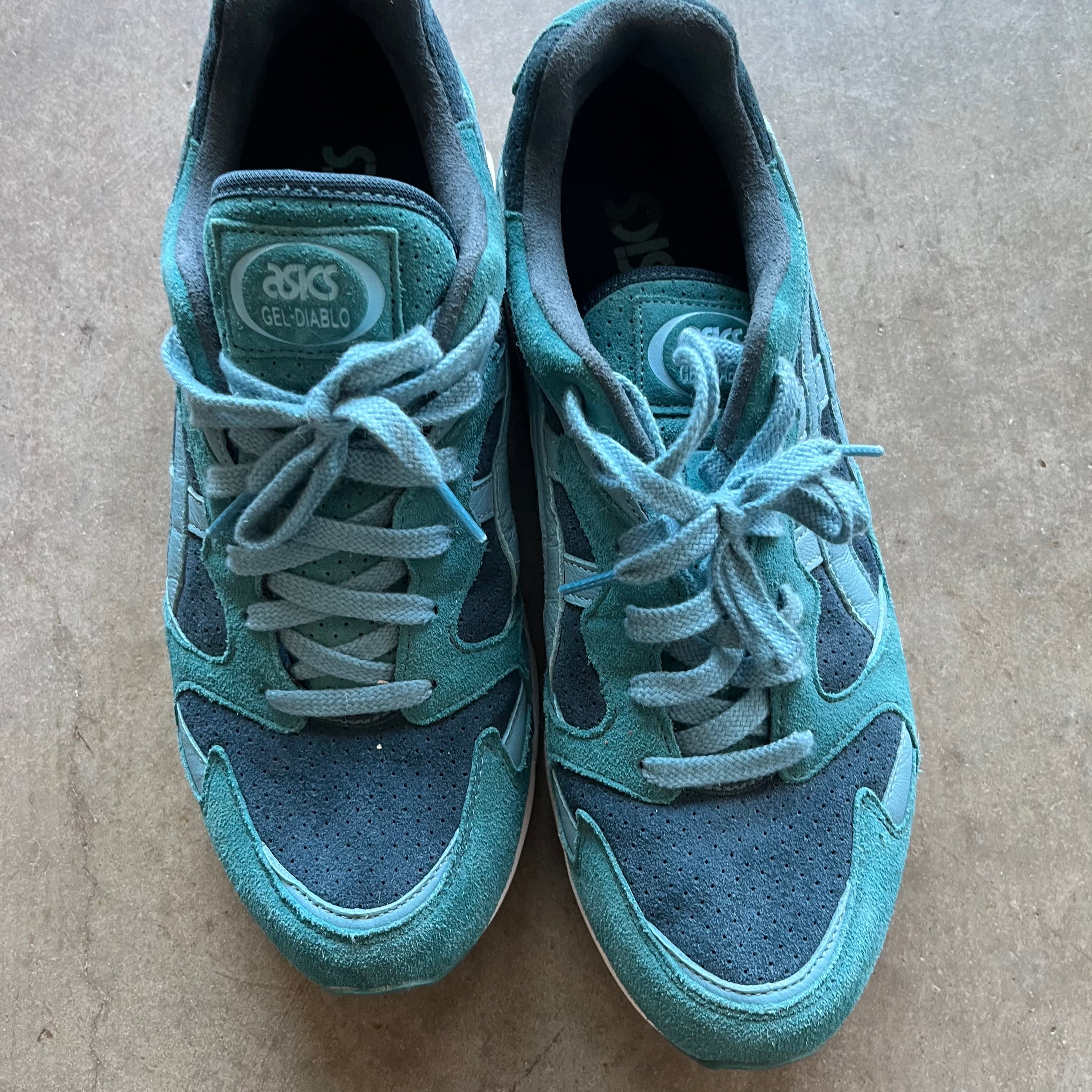 10.5 Used ASICS Gel Diablo Blue
