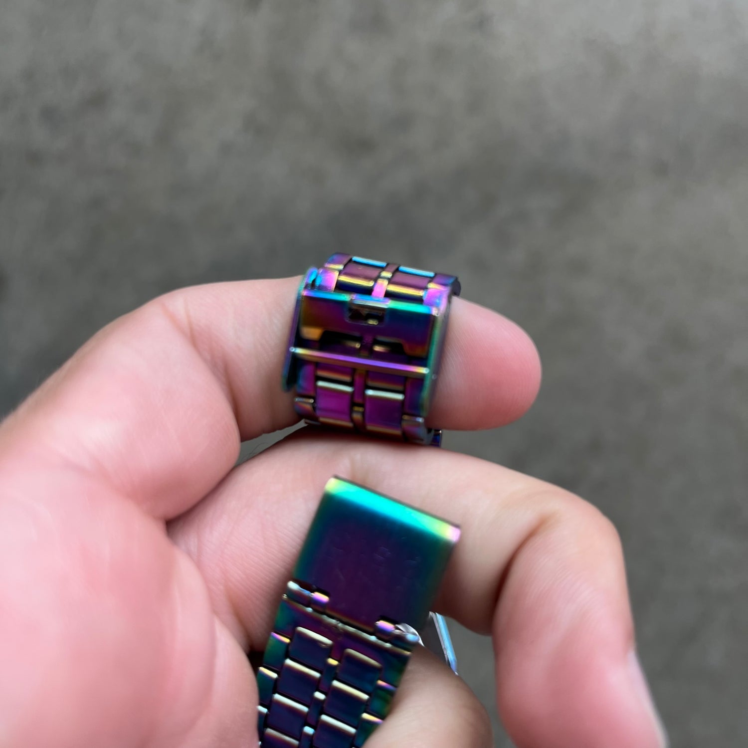 Mexican Bootleg Iridescent Casio Watch