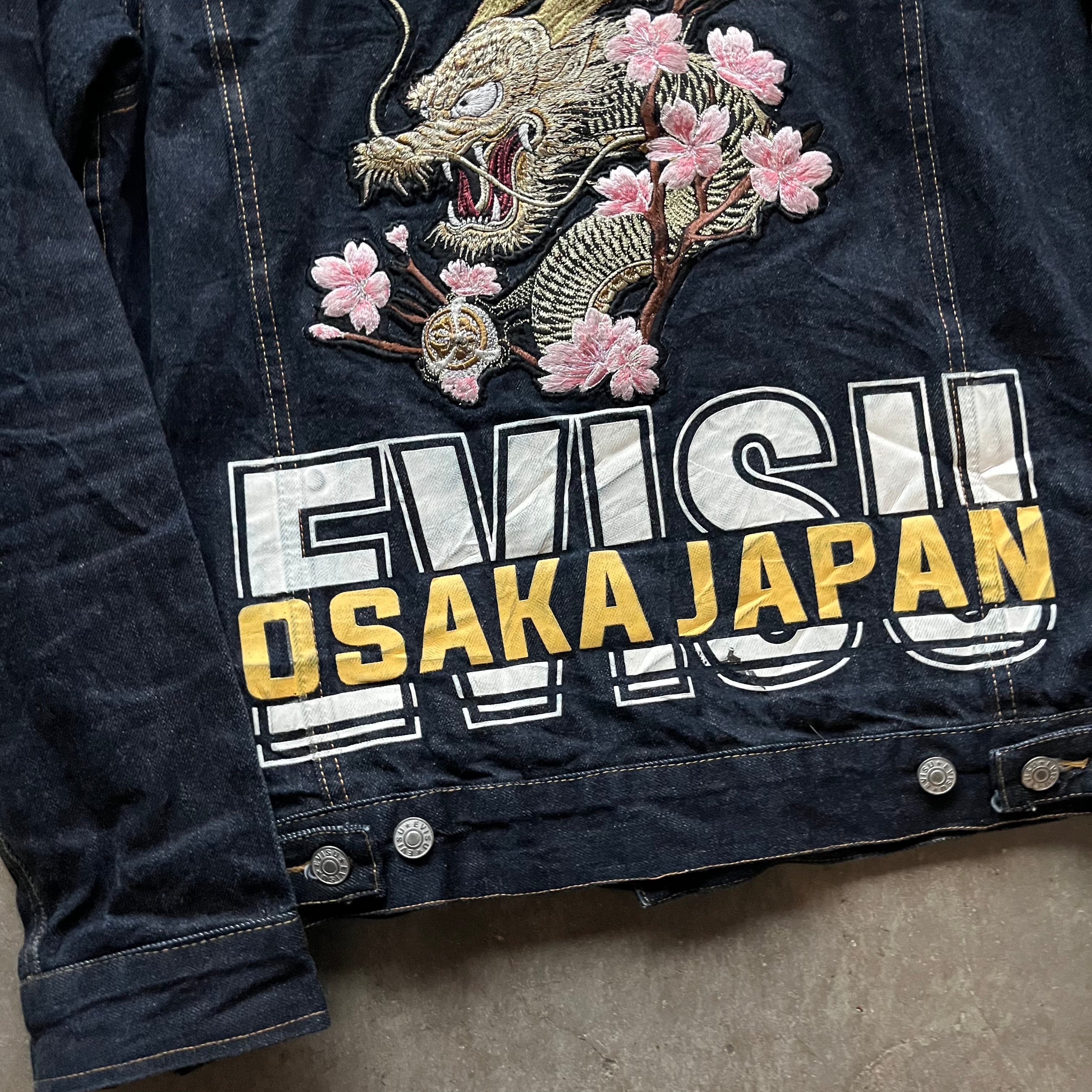 L 00s Evisu Osaka Denim Jacket