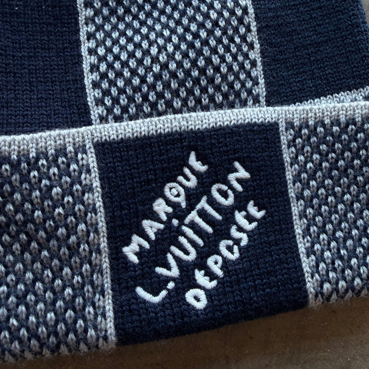 Louis Vuitton Damien Heritage Beanie Navy