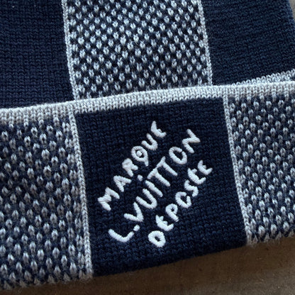 Louis Vuitton Damien Heritage Beanie Navy