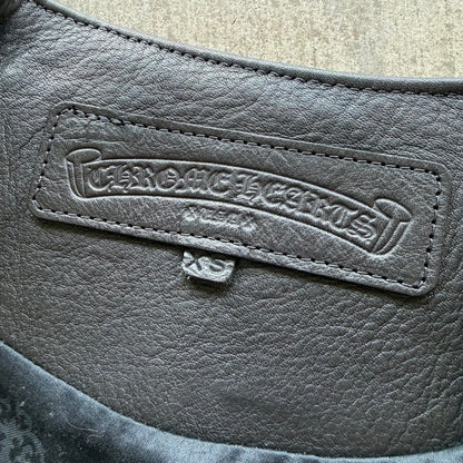S Chrome Hearts Leather Vest