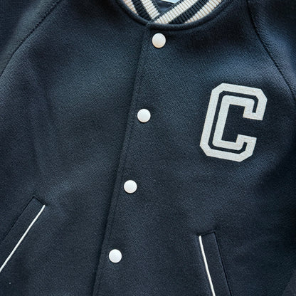 M Celine Teddy College Jacket Blacl