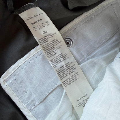XL Rick Owens Cargobela Shorts Green