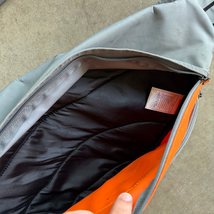 2000s Nike Crossbody Sling Bag Grey/Orange
