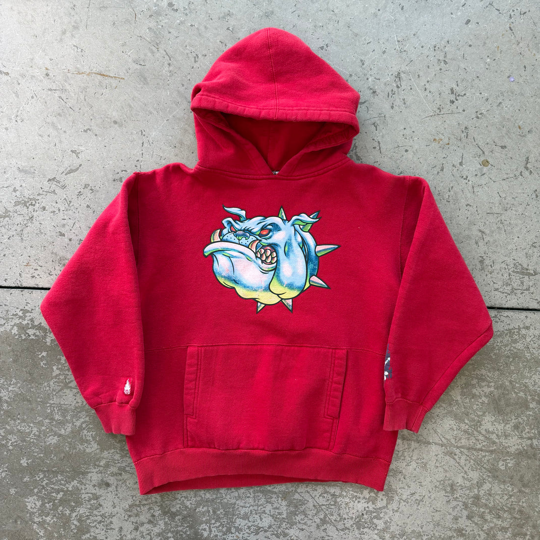 Y/L Y2K Jnco Bulldog Hoodie