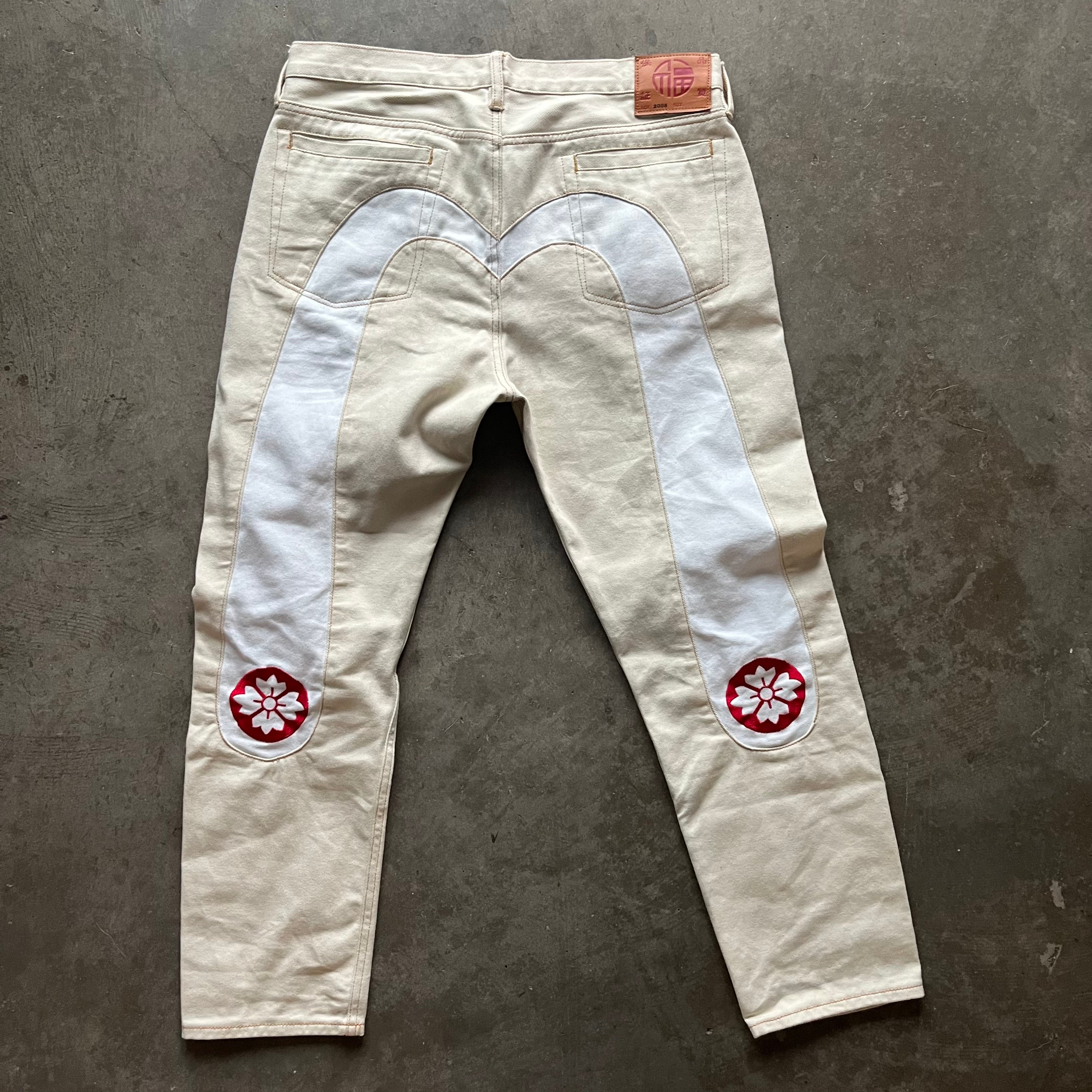 34x31 Bootleg Evisu Jeans