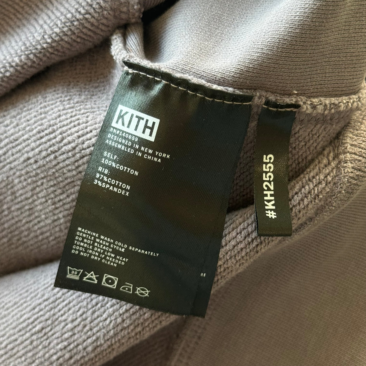 M Kith Purple Overdyed Hoodie