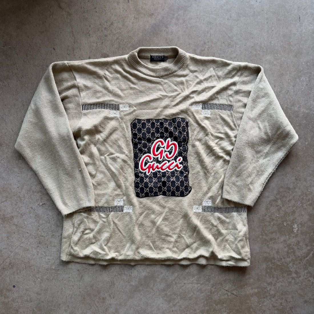 XXXL 90s Bootleg Gucci Knit Sweater