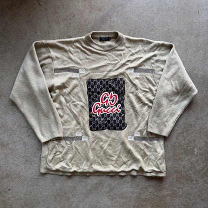 XXXL 90s Bootleg Gucci Knit Sweater