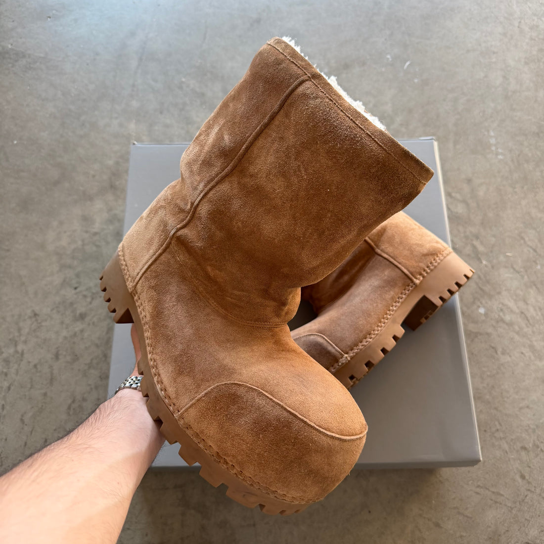 10 Balenciaga Alaska Boot Brown