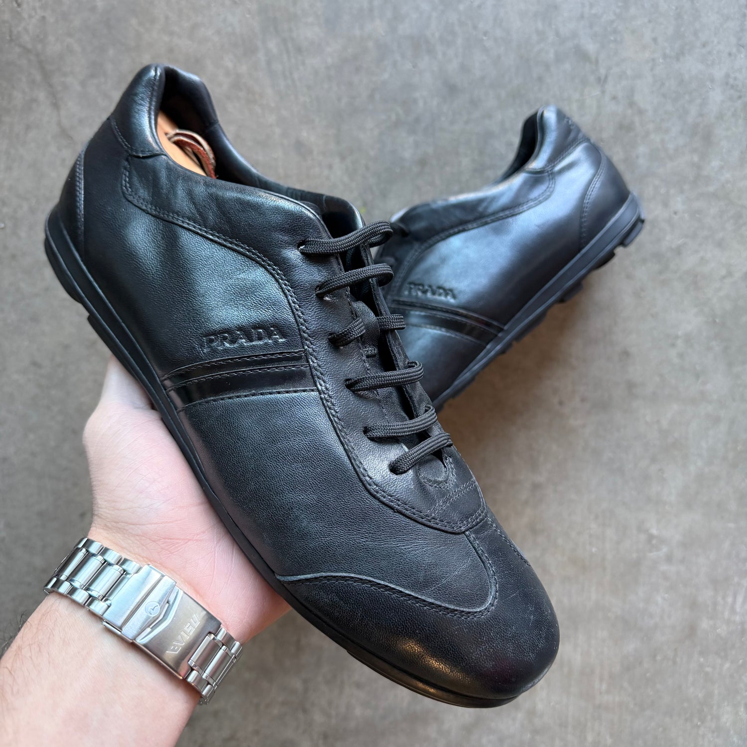 9.5 Used Prada Monte Carlo Sneaker