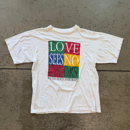 L 90s Love Sees No Color Tee