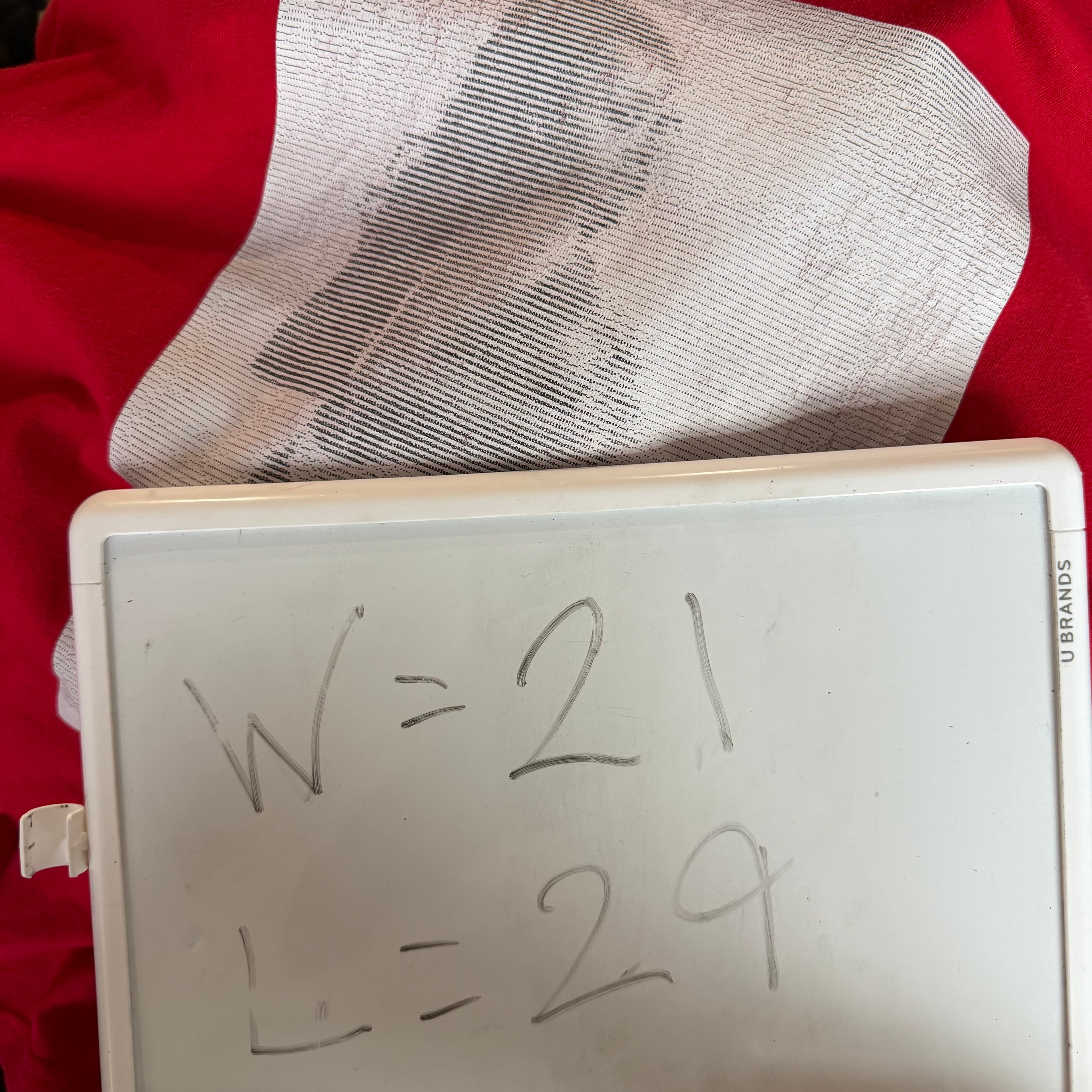L Supreme Red Digi Girl Tee