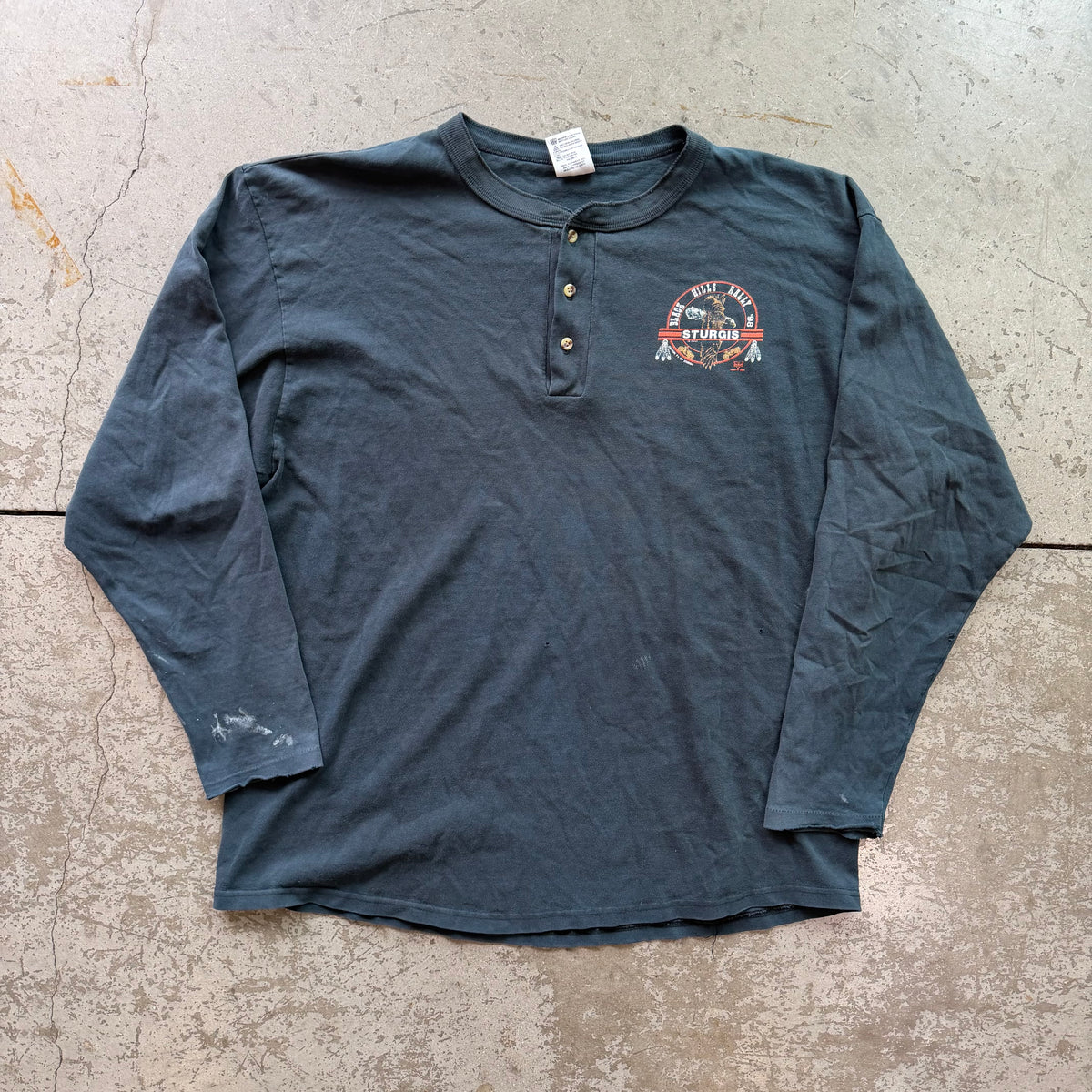 XL 97 Black Hills Rally Henley Longsleeve