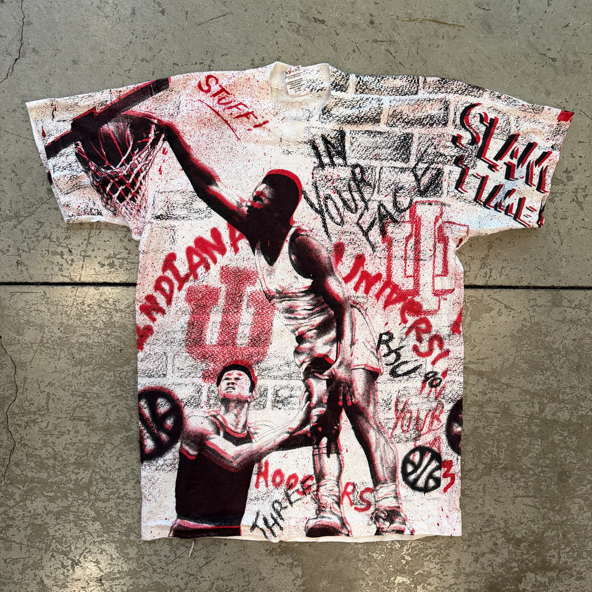 L 90s Indiana AOP Tee
