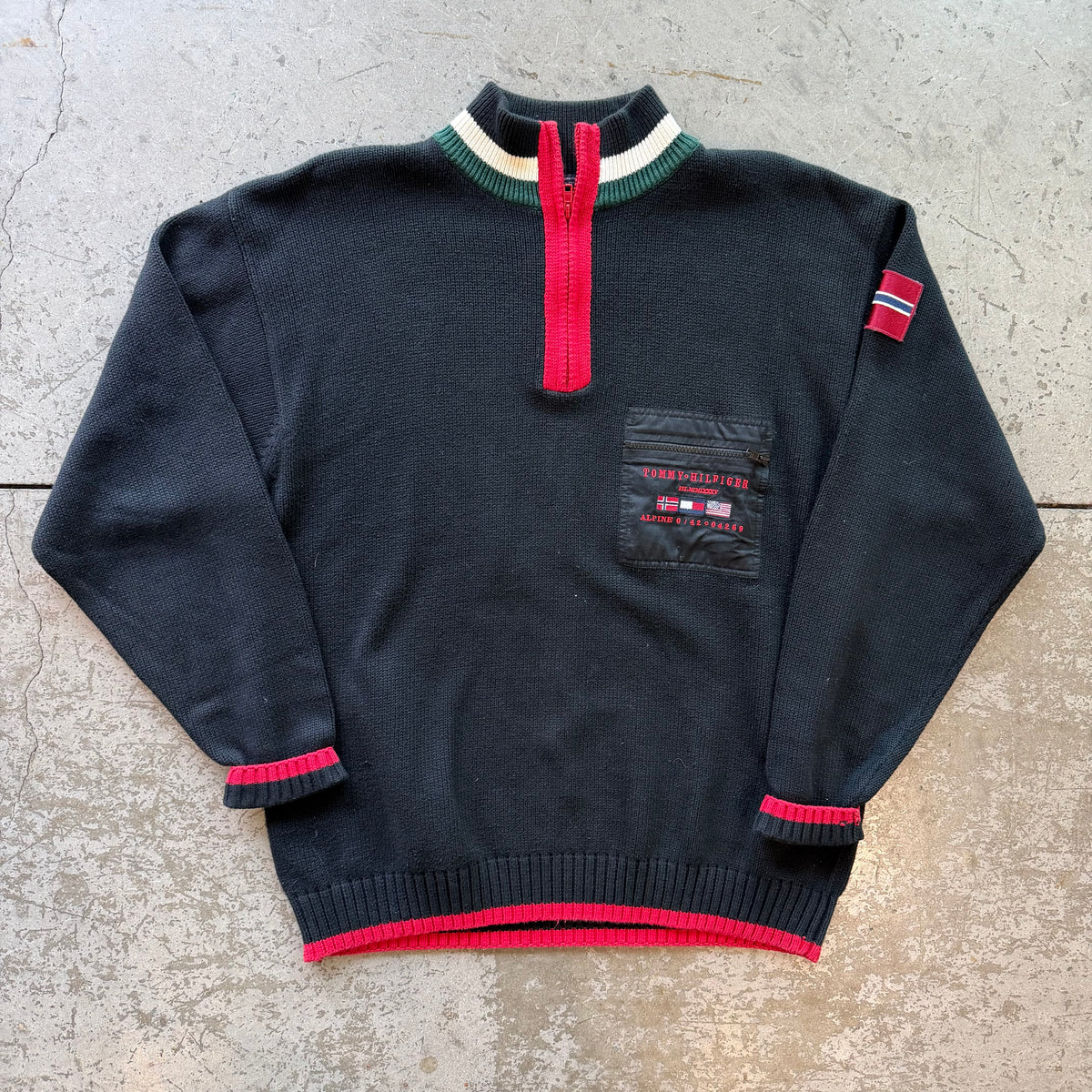 L 00s Tommy Hilfiger Alpine Knit Sweater