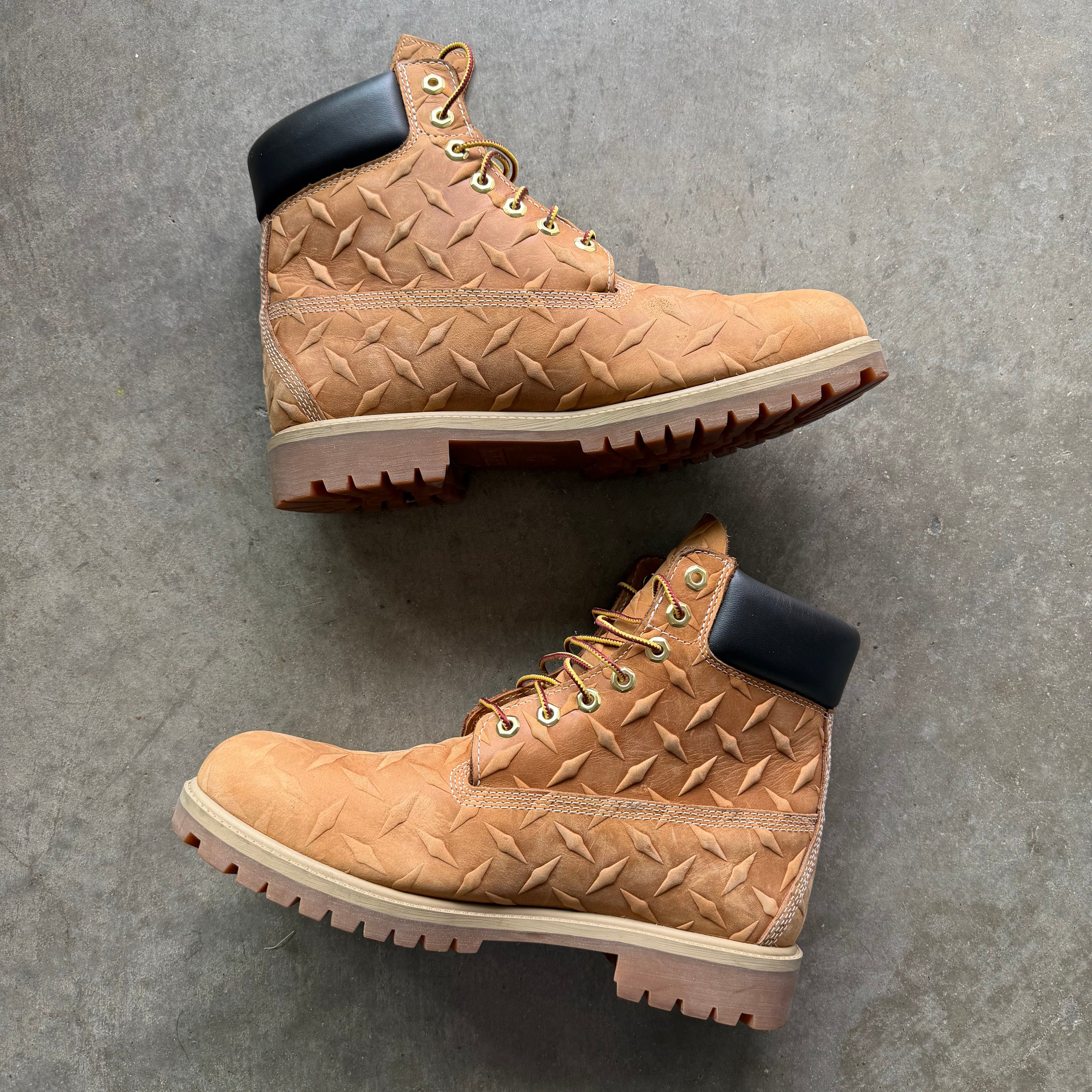 11 Used Supreme Timberland Diamond Plate Brown