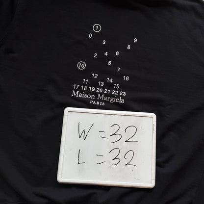 XL Maison Margiela Numbers Logo Hoodie