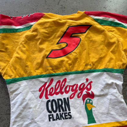 L 90s Corn Flakes Racing Tee