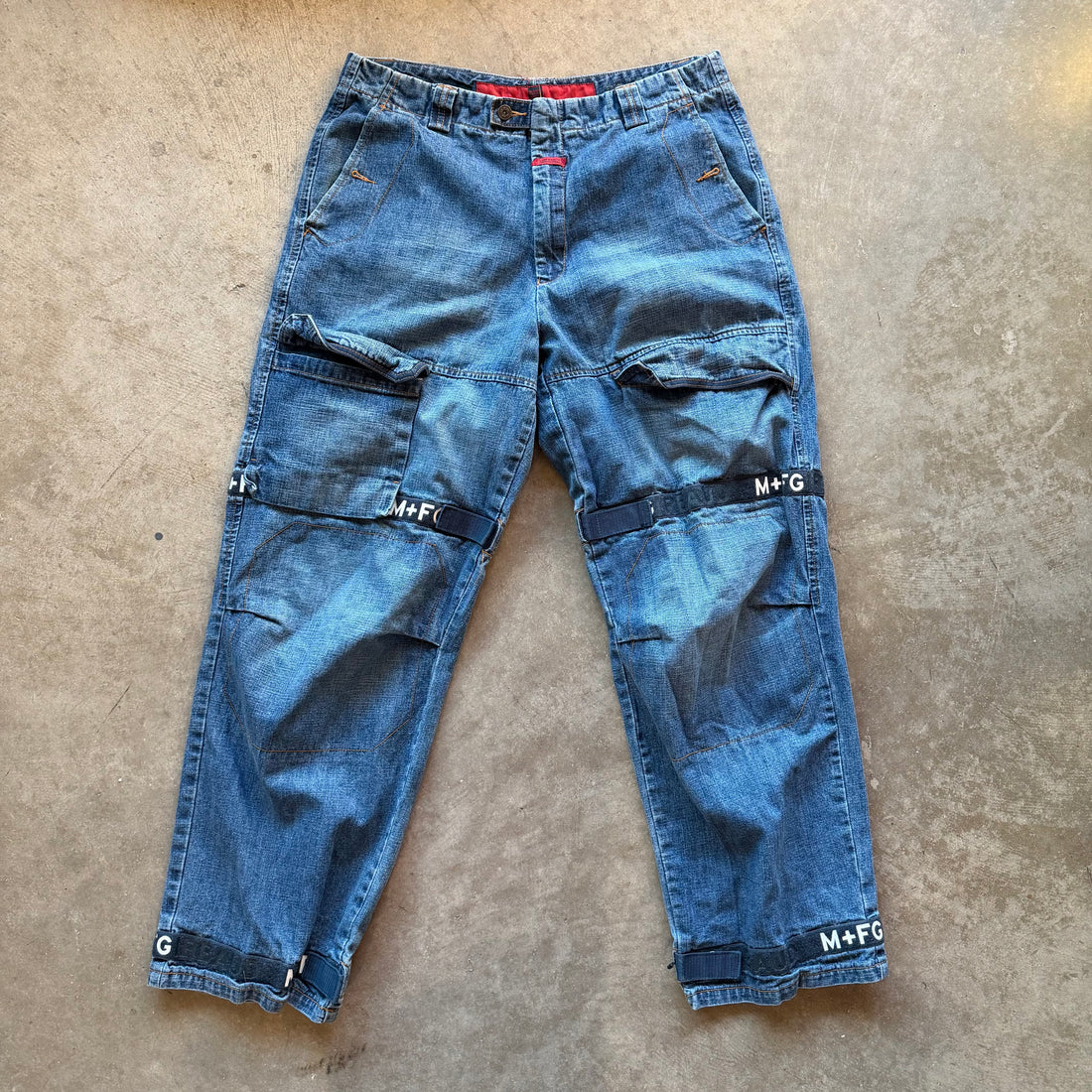 38x32 00s Girbaud Navy Jeans
