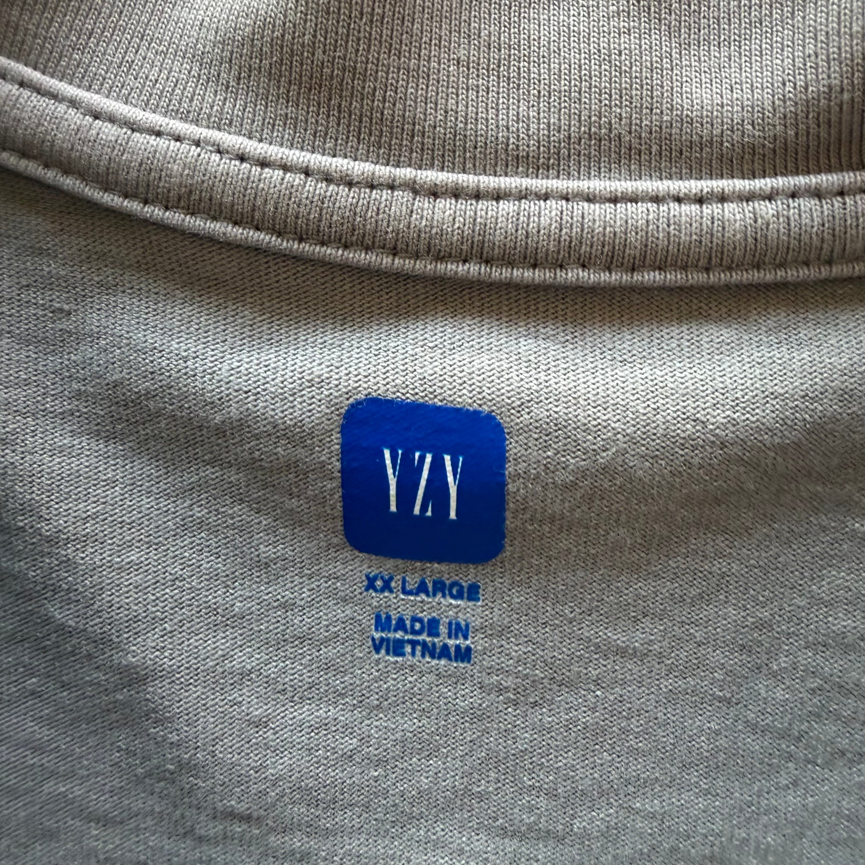 XXL YZY Gap Blank L/S Tan
