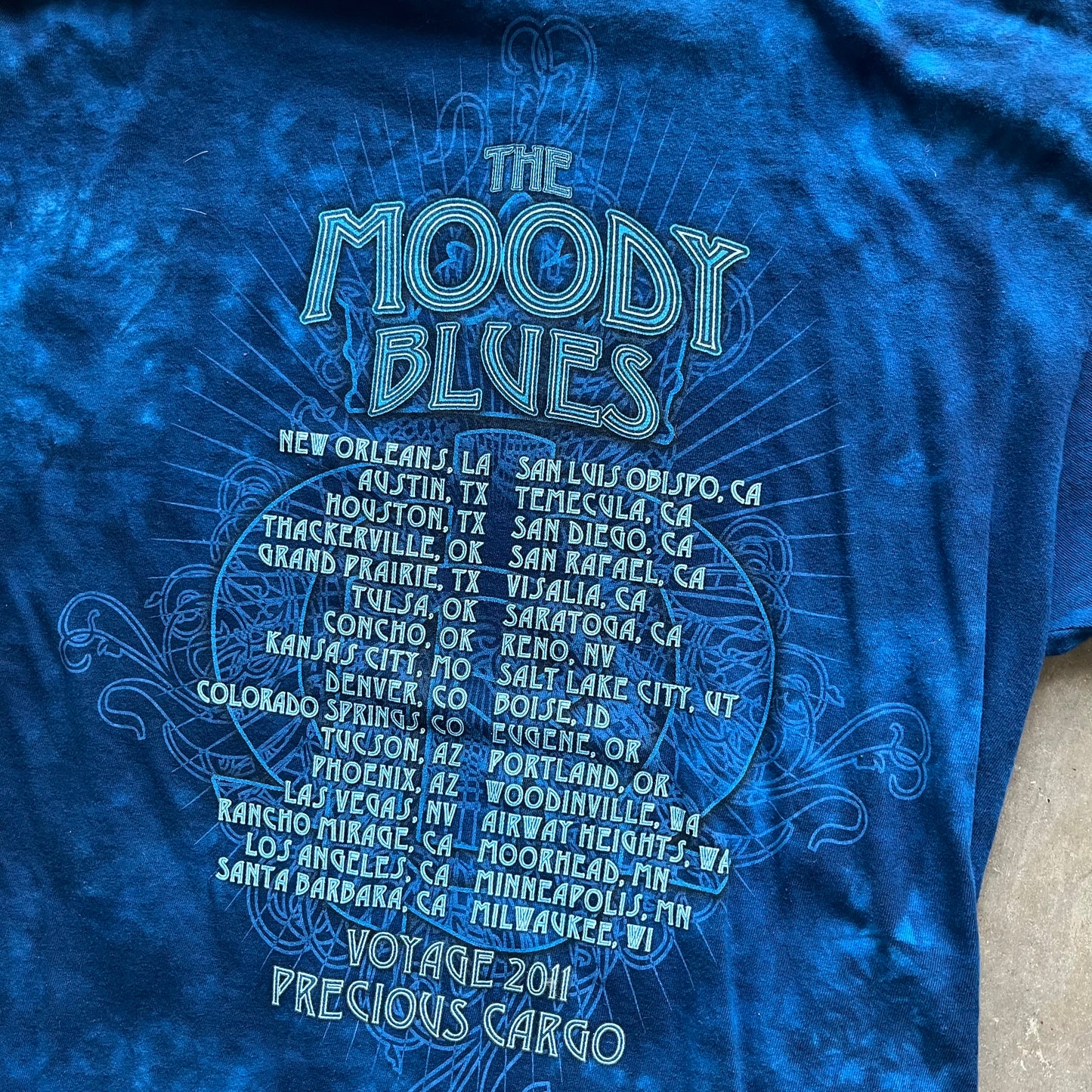 XL 2012 Moody Blues Tee