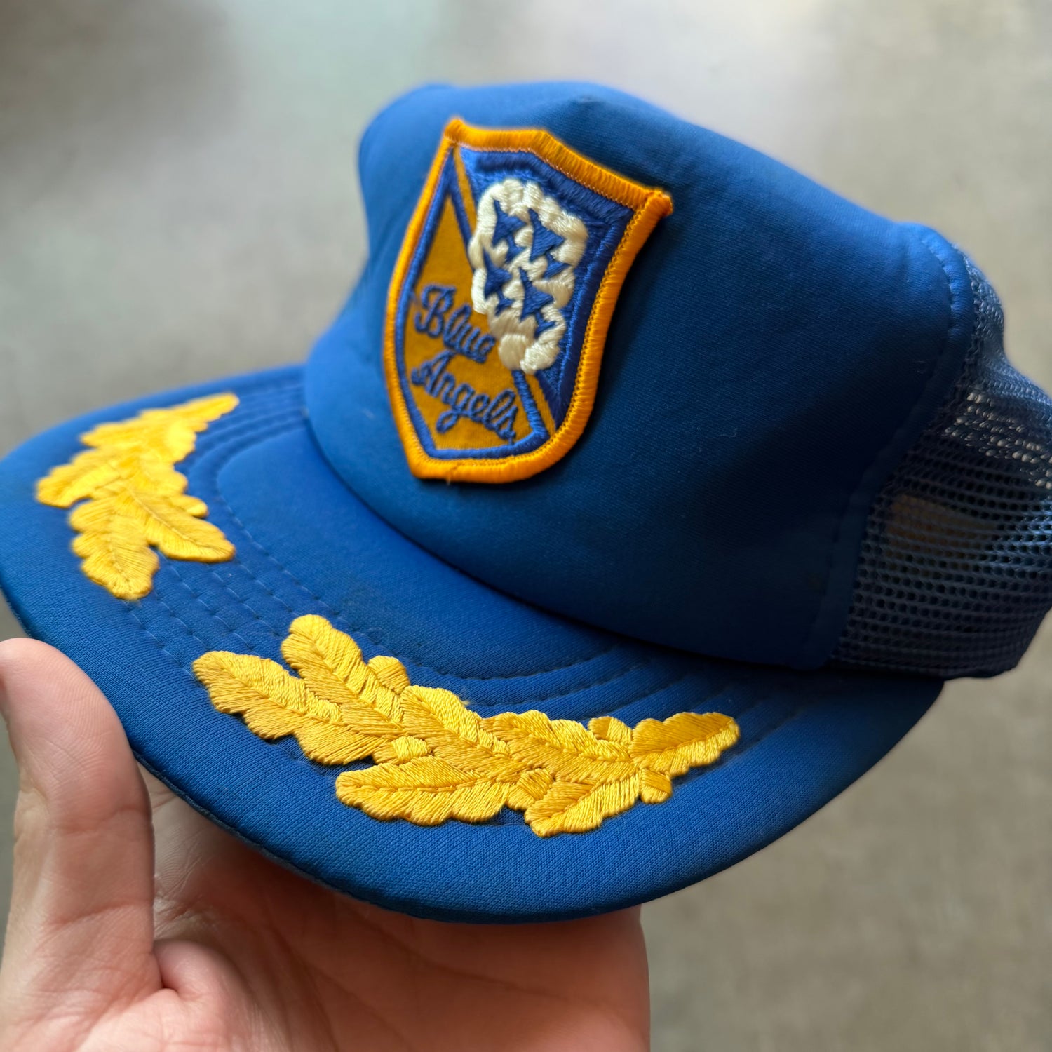 80s Blue Angels Trucker Style Hat