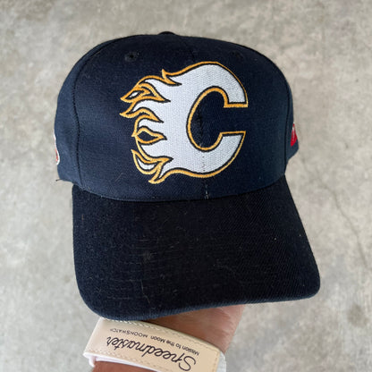 90s Calgary Flames Sports Specialties Snapback