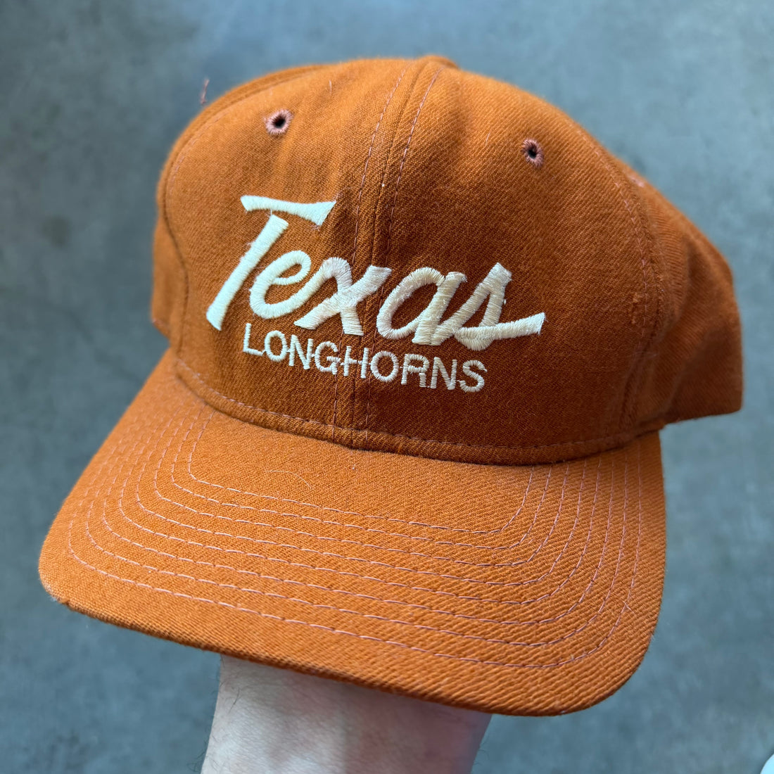 90s Texas Longhorns Single Script Sports Specialties SnapBack