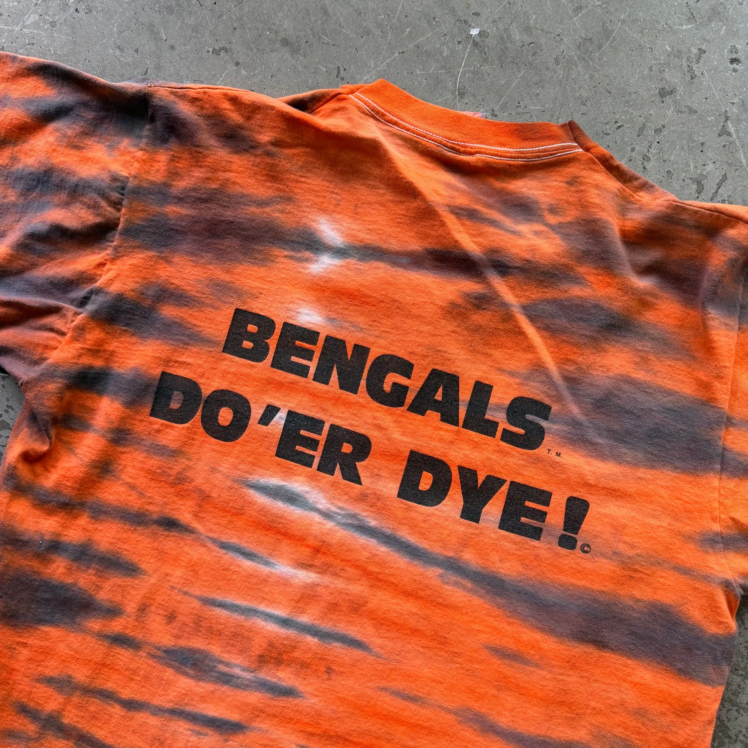 XL 90s Bengals Tye Dye Tee