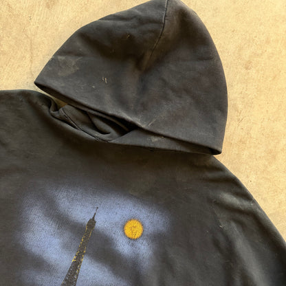 M Brand New Balenciaga Paris Moon Hoodie