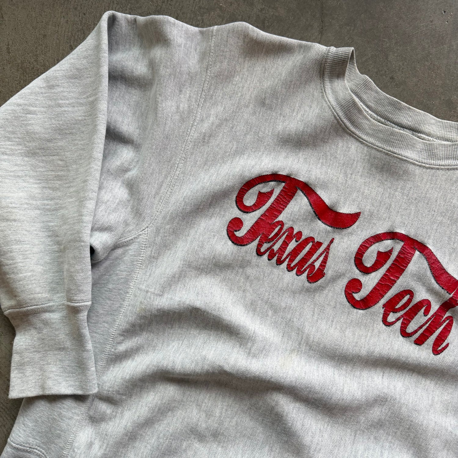 L 80s Texas Tech Old English Champion Reverse Weave